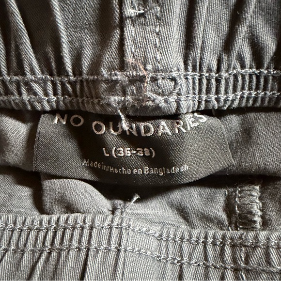 No Boundries Cotton Cargo Jogger NWT LARGE - Picture 4 of 5
